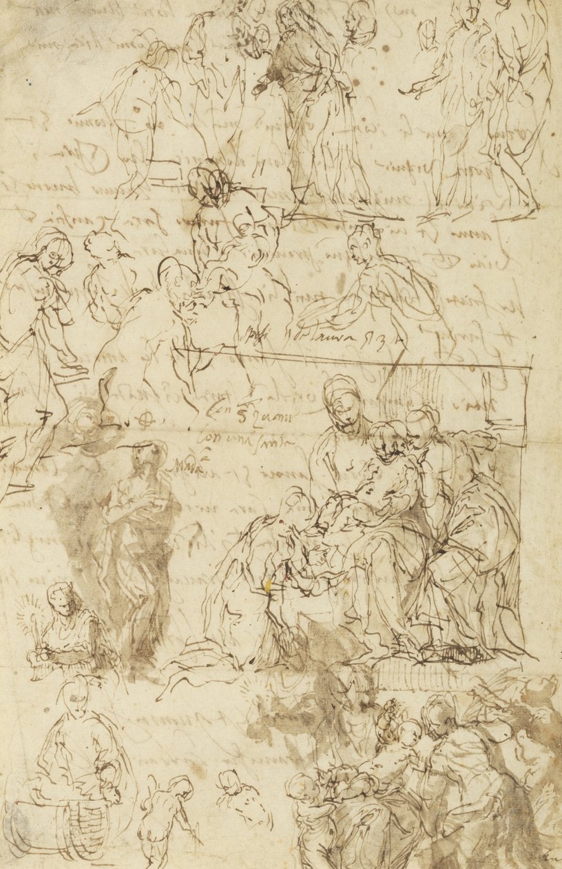 O casamento místico de Santa Catarina e outros estudos de Paolo Veronese