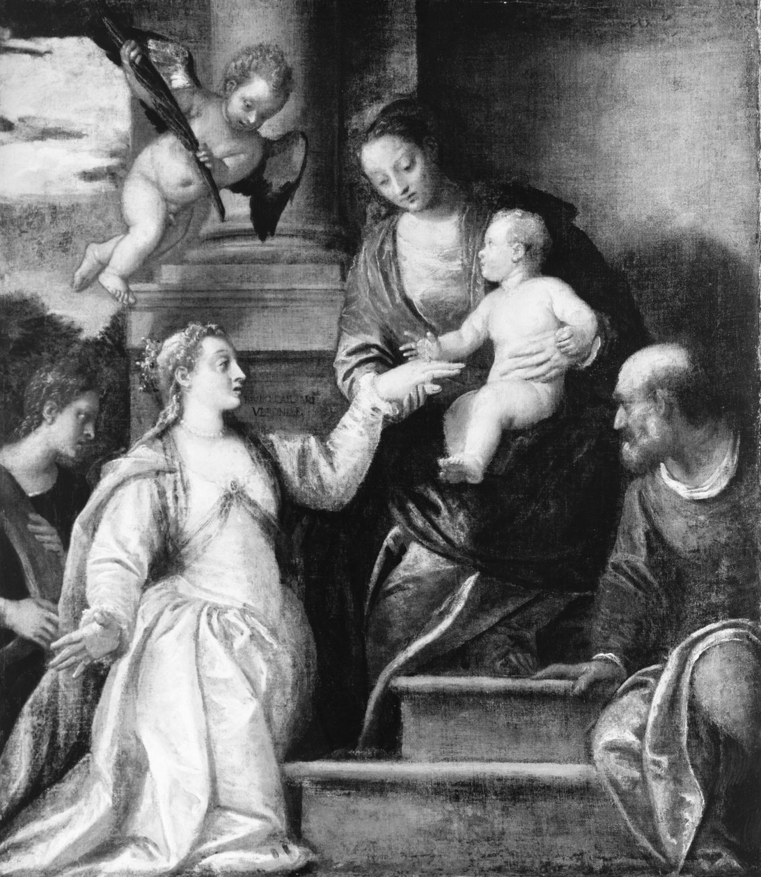 O casamento místico de Santa Catarina de Paolo Veronese