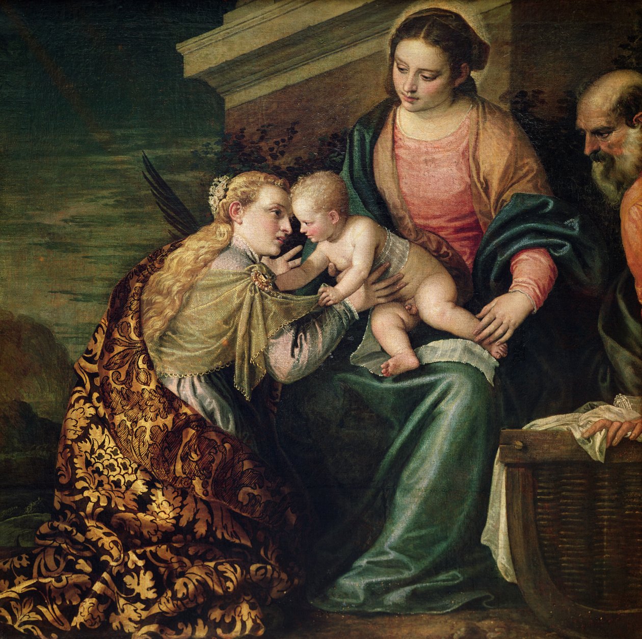 O casamento místico de Santa Catarina de Alexandria de Paolo Veronese