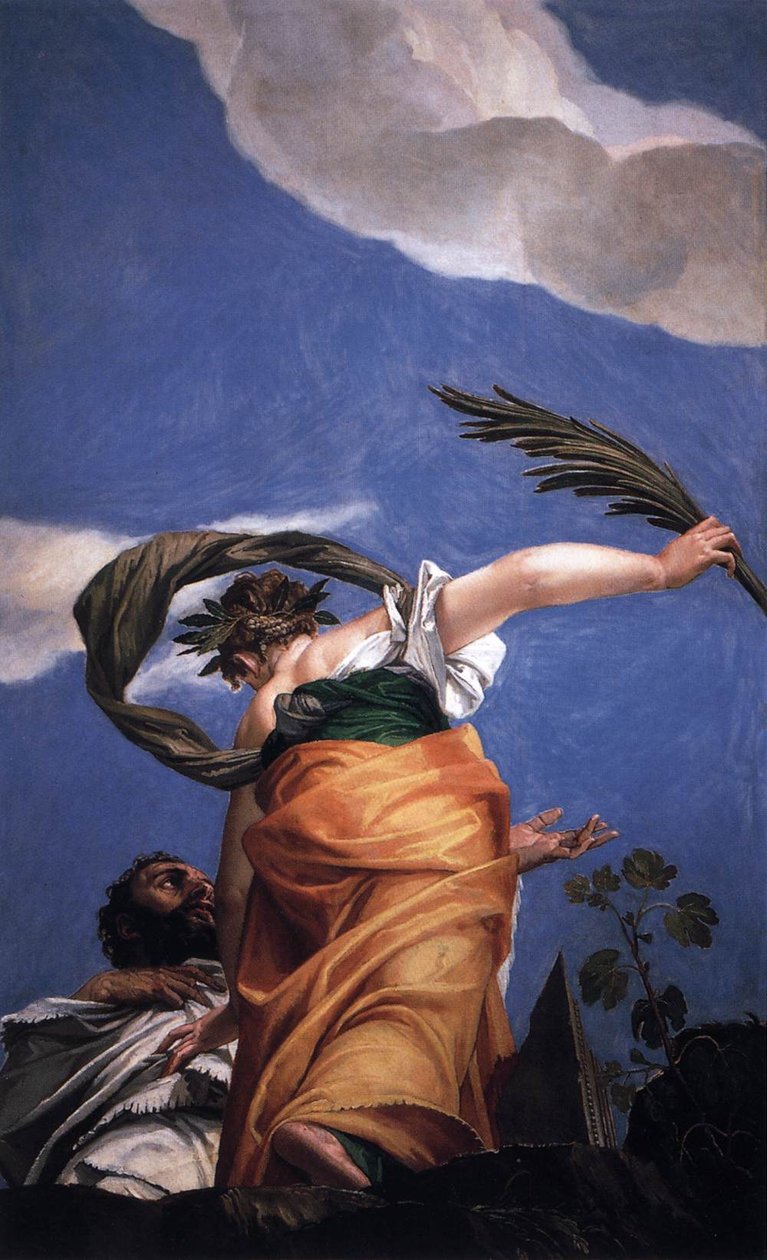 O triunfo da virtude sobre o vício de Paolo Veronese