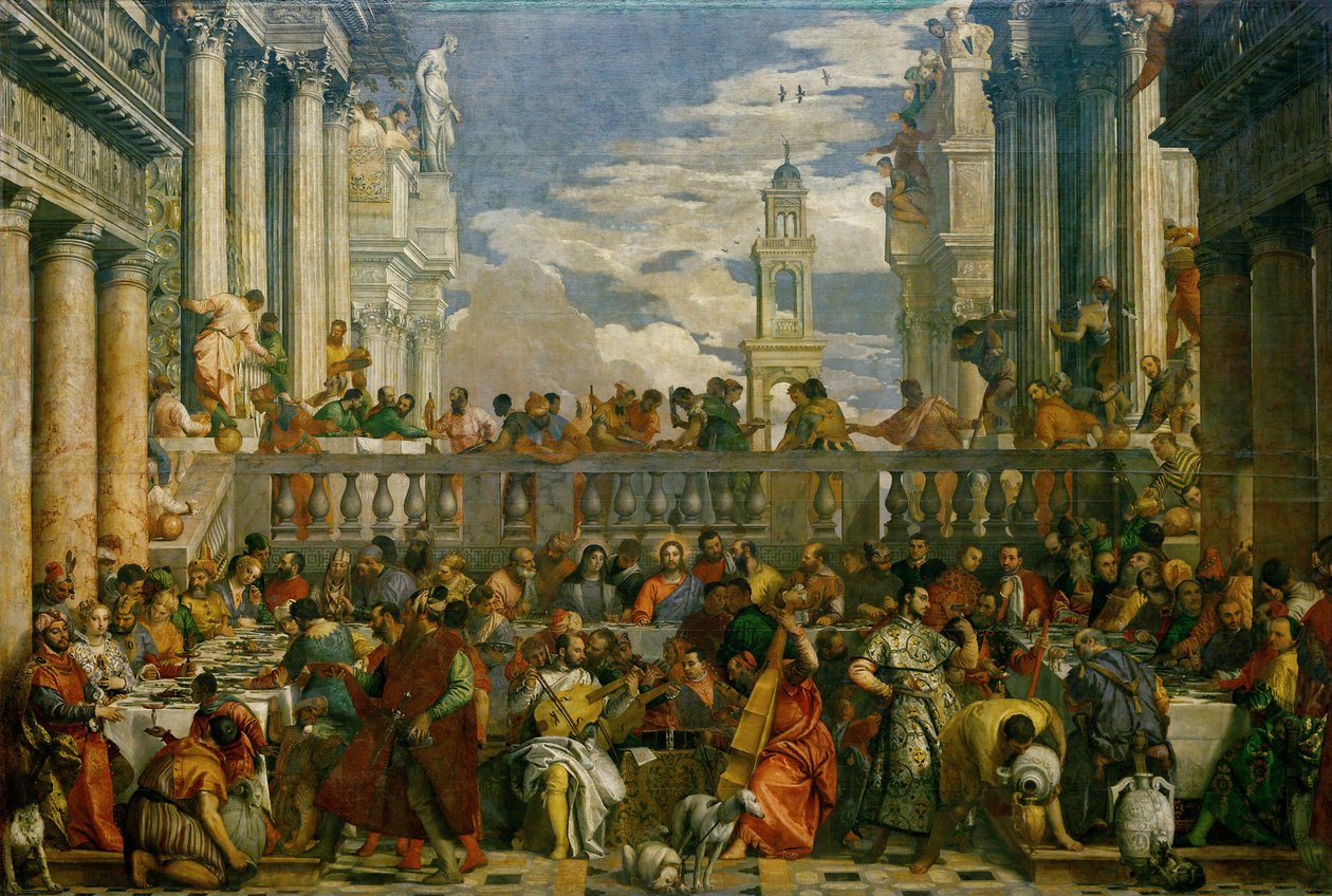 O casamento em cana de Paolo Veronese