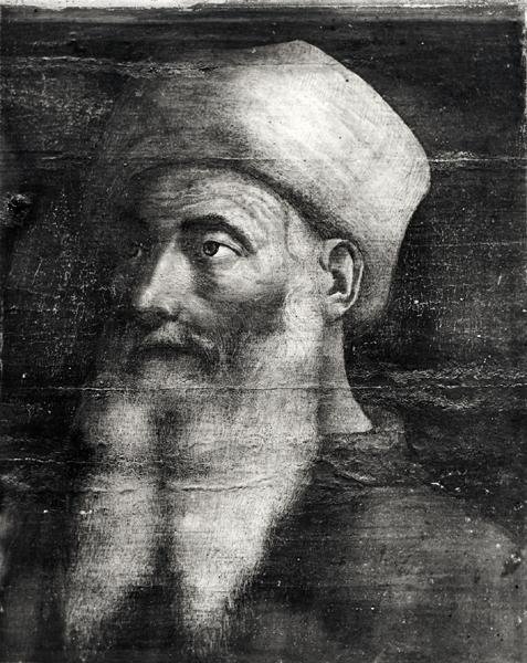 Cinco Mestres do Renascimento Florentino, detalhe de Paolo Uccello (1397-1475) (têmpera no painel) de Paolo Uccello