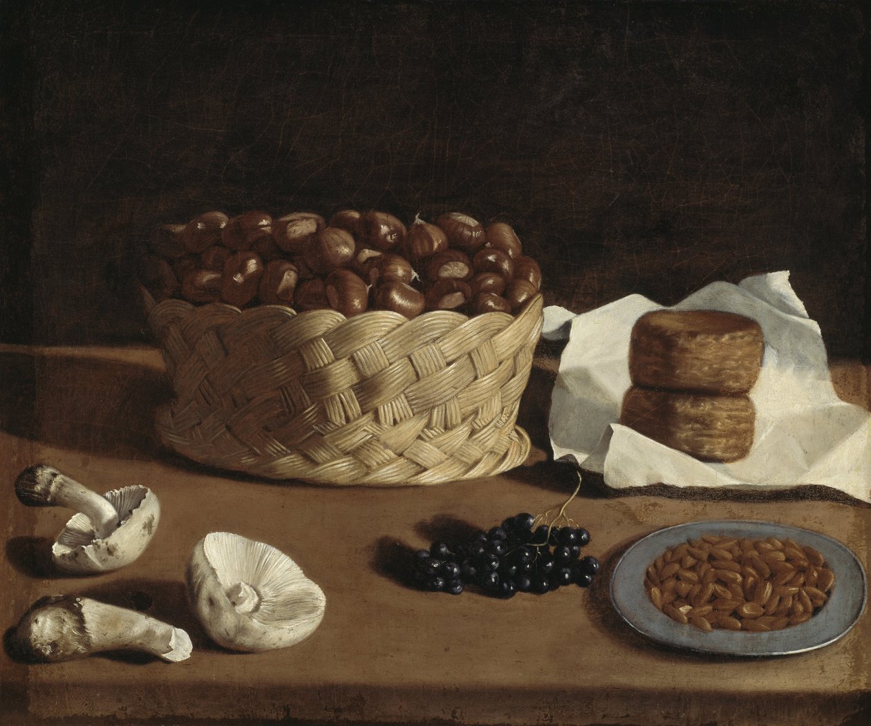 Ainda vida da cozinha, c.1640 de Paolo Antonio Barbieri