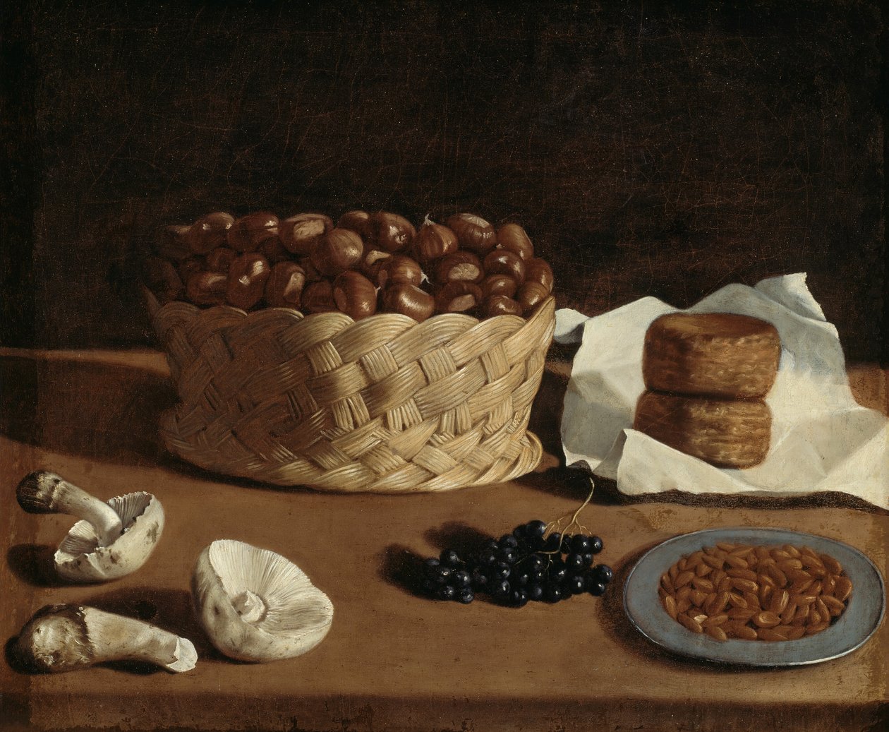 Cozinha ainda vida, c. 1640. de Paolo Antonio Barbieri