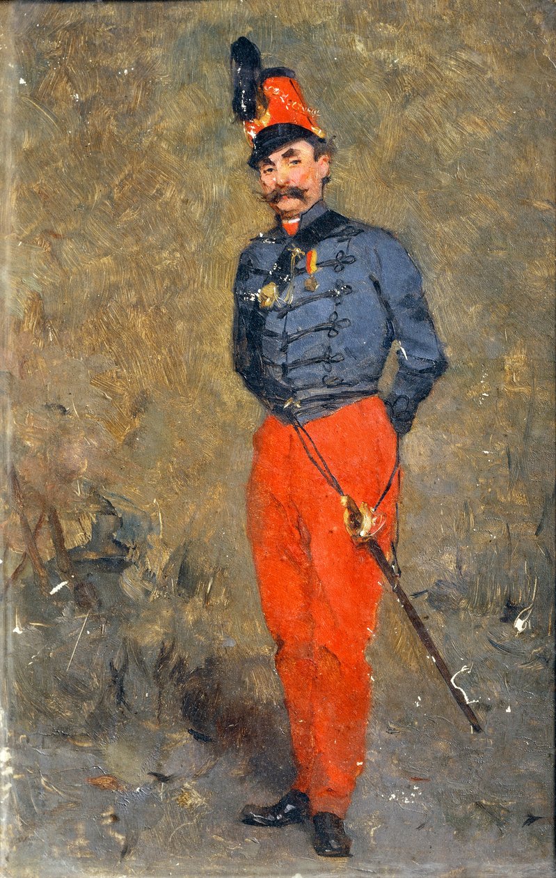 Retrato de Luigi Comastri (óleo sobre tela) de Paolo Bedini