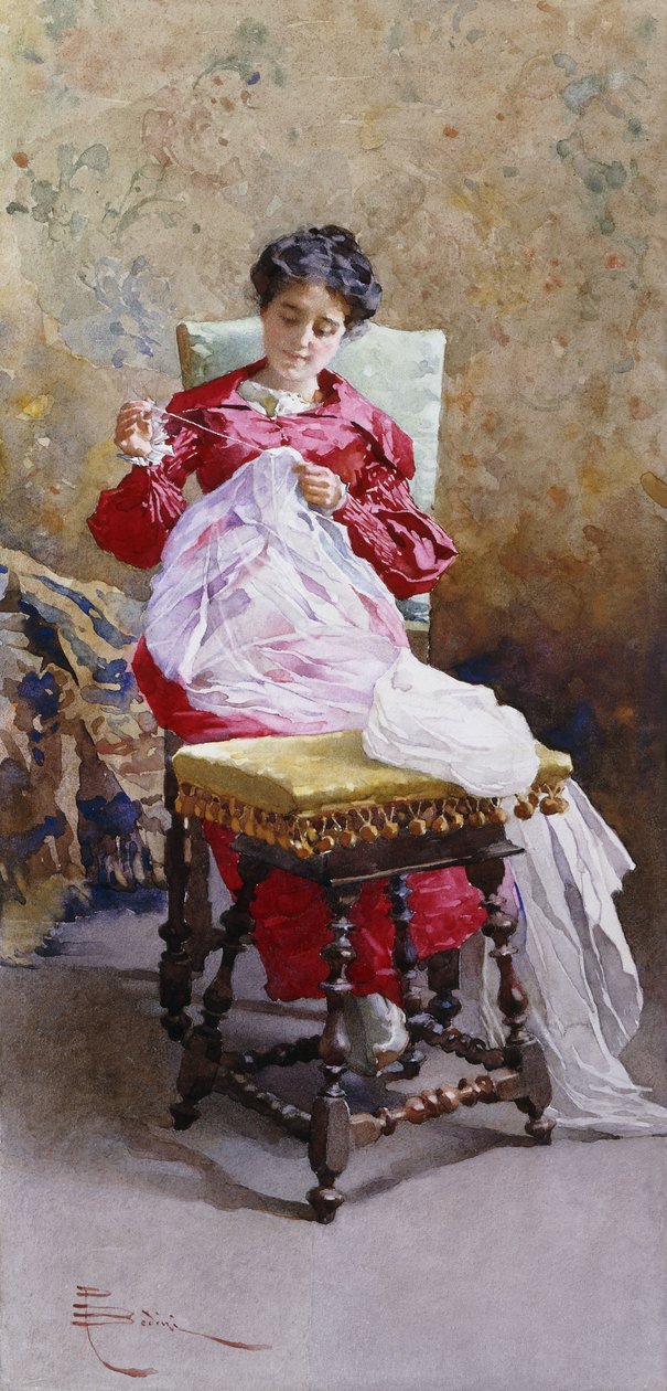 Mulheres em um Interior de Paolo Bedini