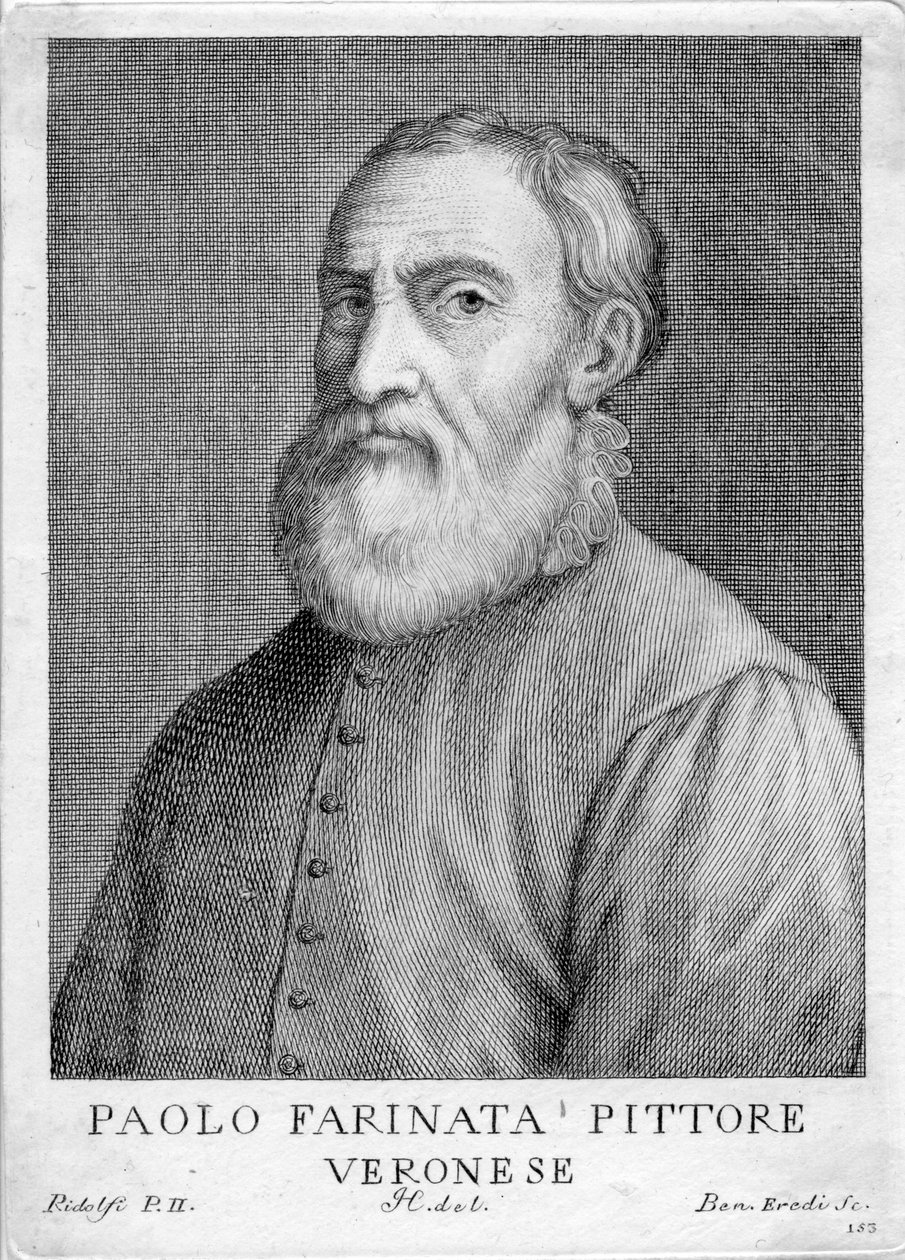 retrato gravado de Paolo Farinata