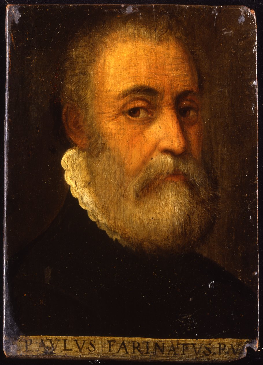 Retrato do artista de Paolo Farinati