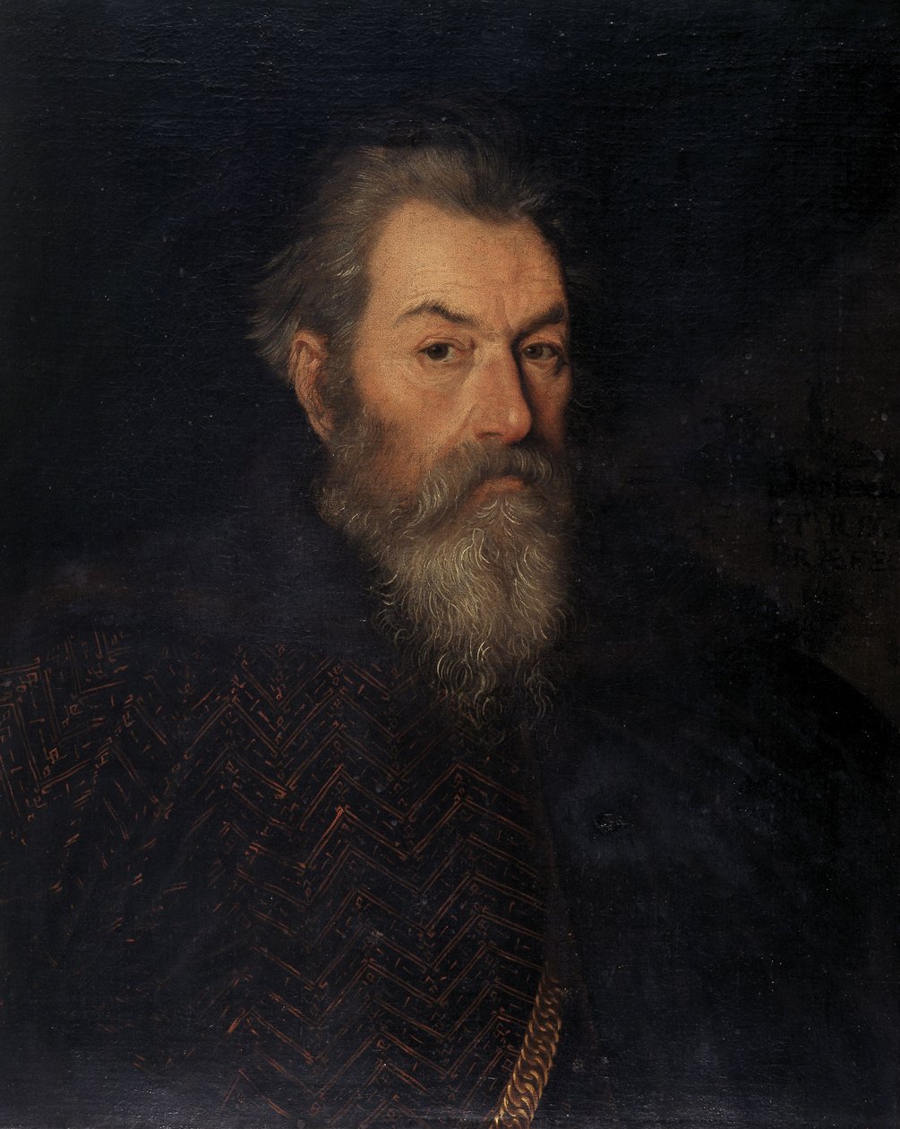 Retrato de um homem de Paolo Farinati