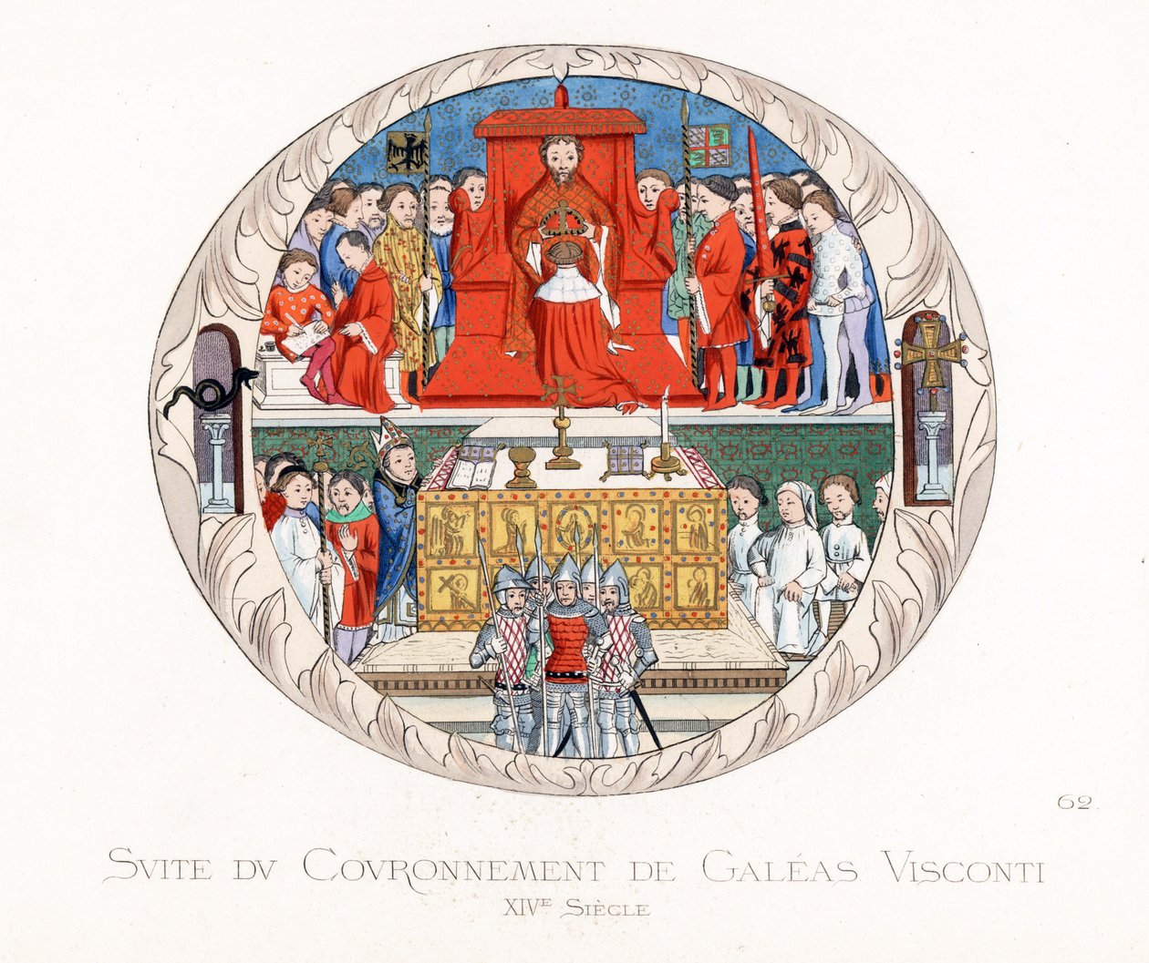 A coroação de Jean Galeas Visconti (Gian Galeazzo Visconti de Paolo Mercuri