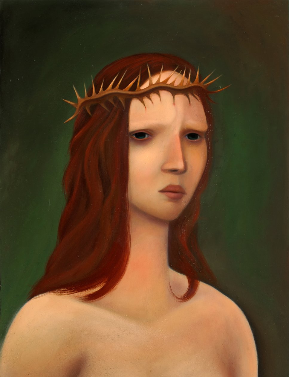 Ecce Homo, 2023 (óleo sobre painel de madeira) de Paolo Perfranceschi