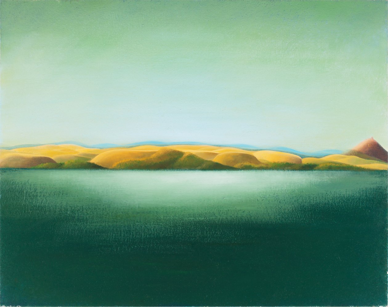 Paysage n°2, 2015 (óleo sobre painel de madeira) de Paolo Perfranceschi