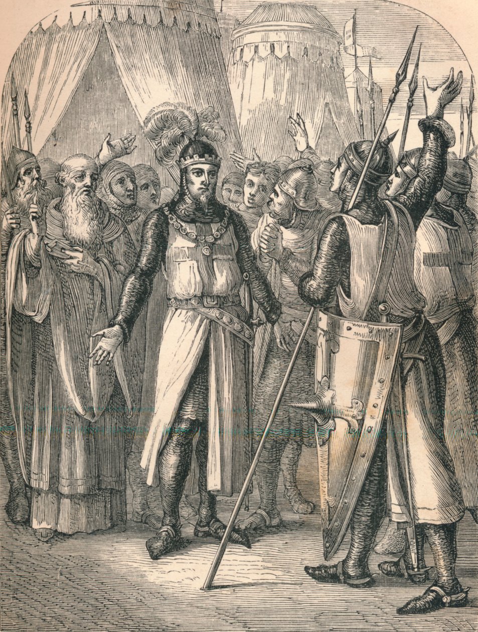 Recuperação de Godfreys, 1869 de Paolo Priolo