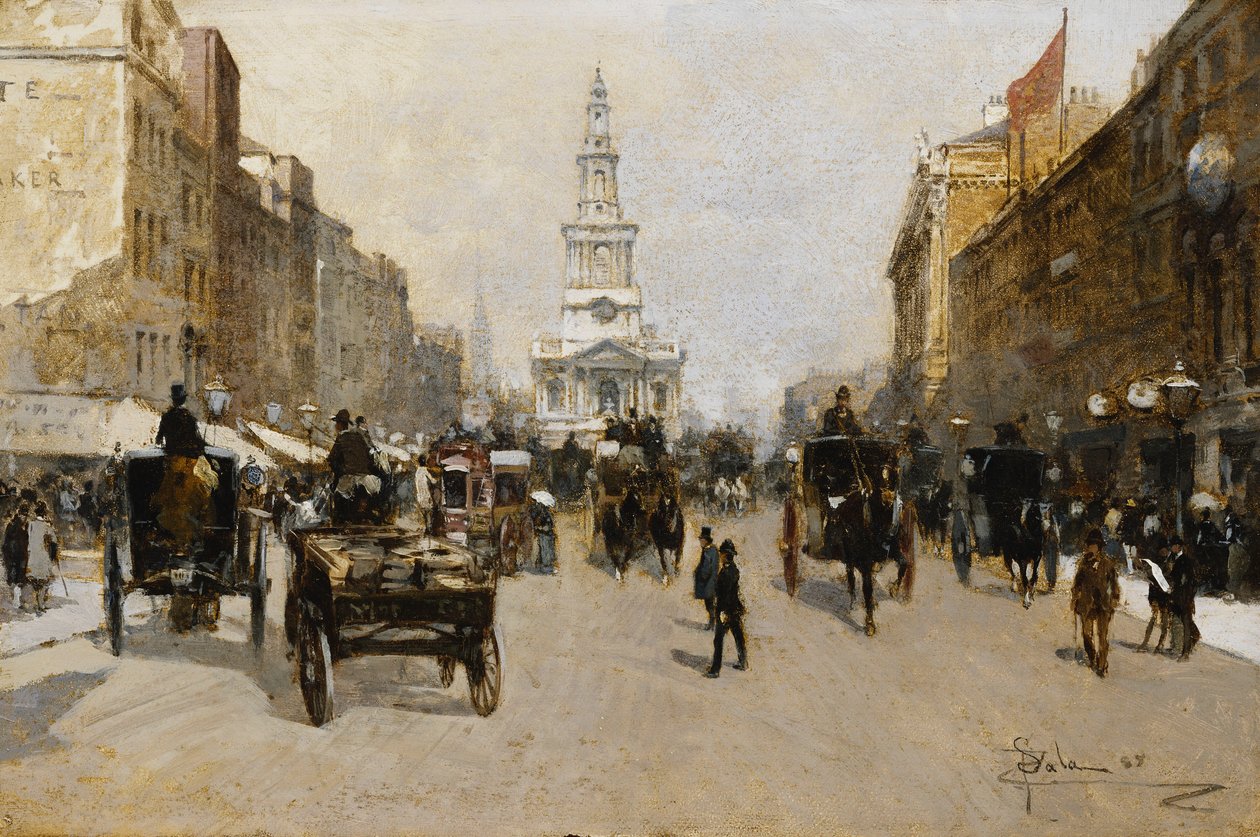 The Strand, Londres, 1888 de Paolo Sala