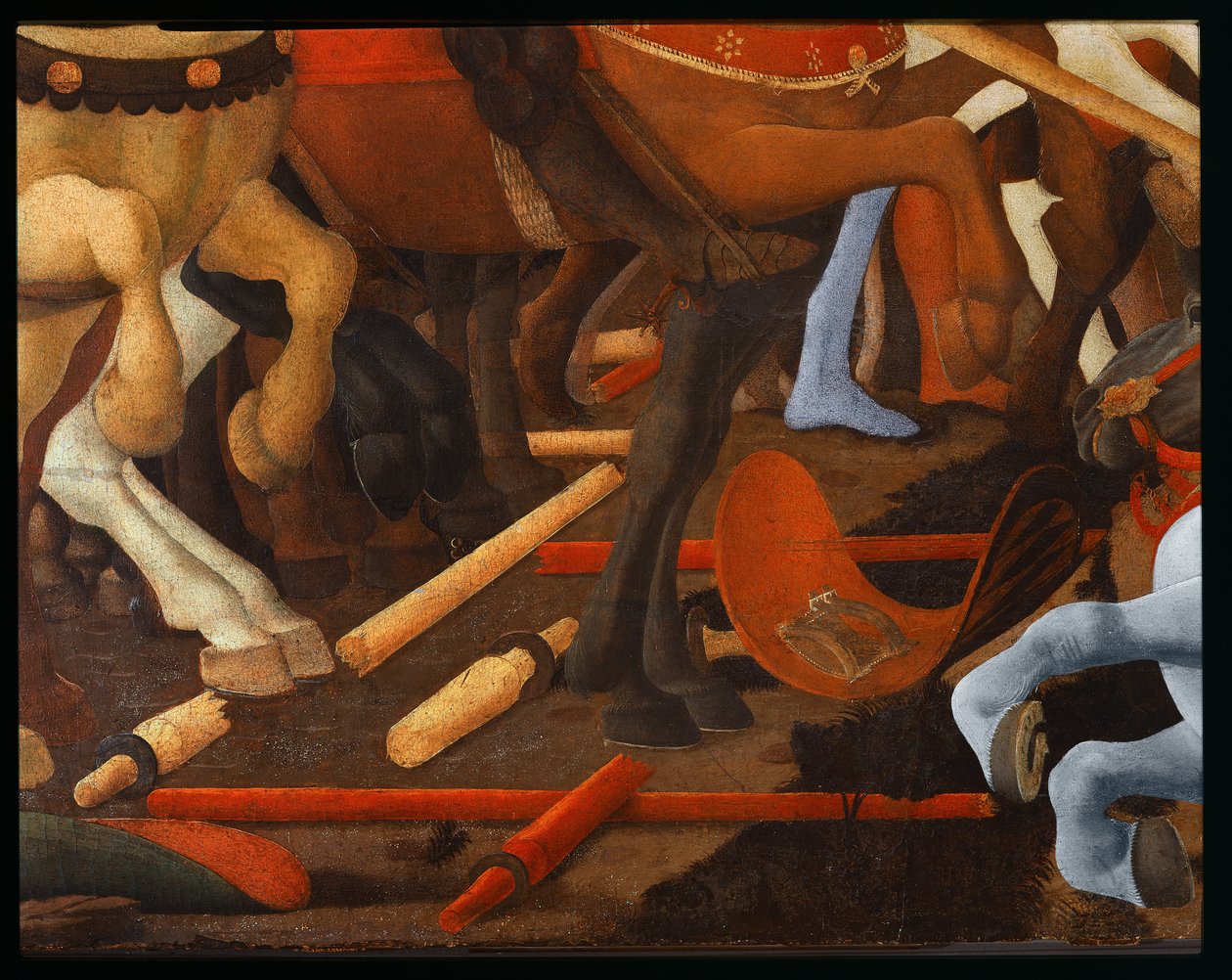 Batalha de San Romano, detalhe de Paolo Uccello