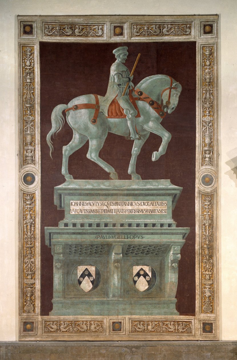 Afresco representando John Hawkwood de Paolo Uccello