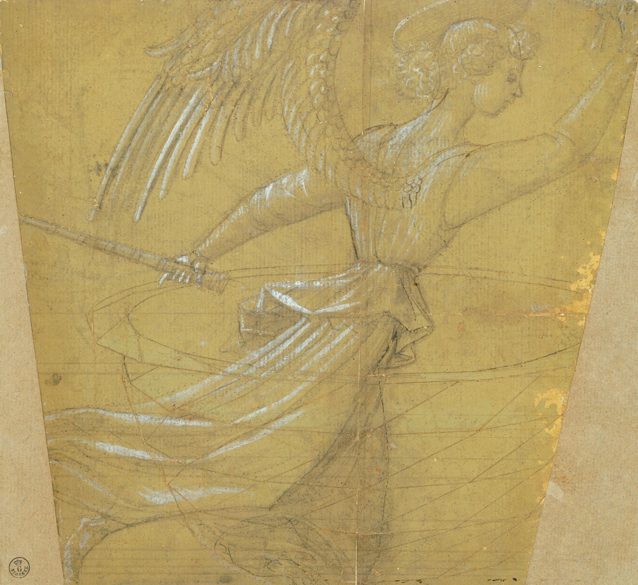 Estudo do cálice com anjo de Paolo Uccello
