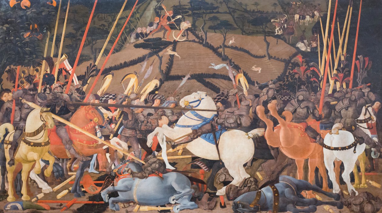 A batalha de San Romano de Paolo Uccello
