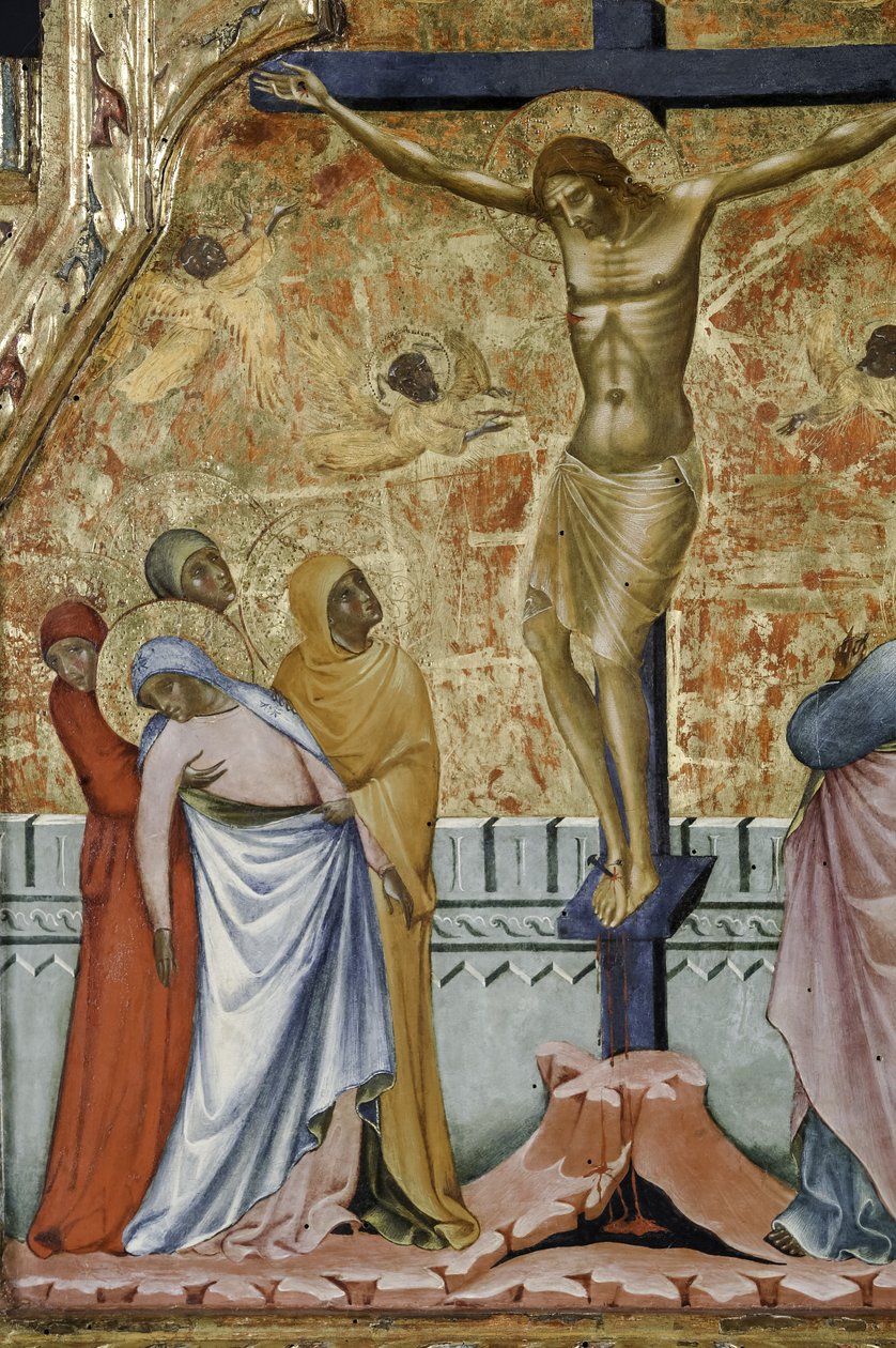 Crucificação, detalhe de de Paolo Veneziano