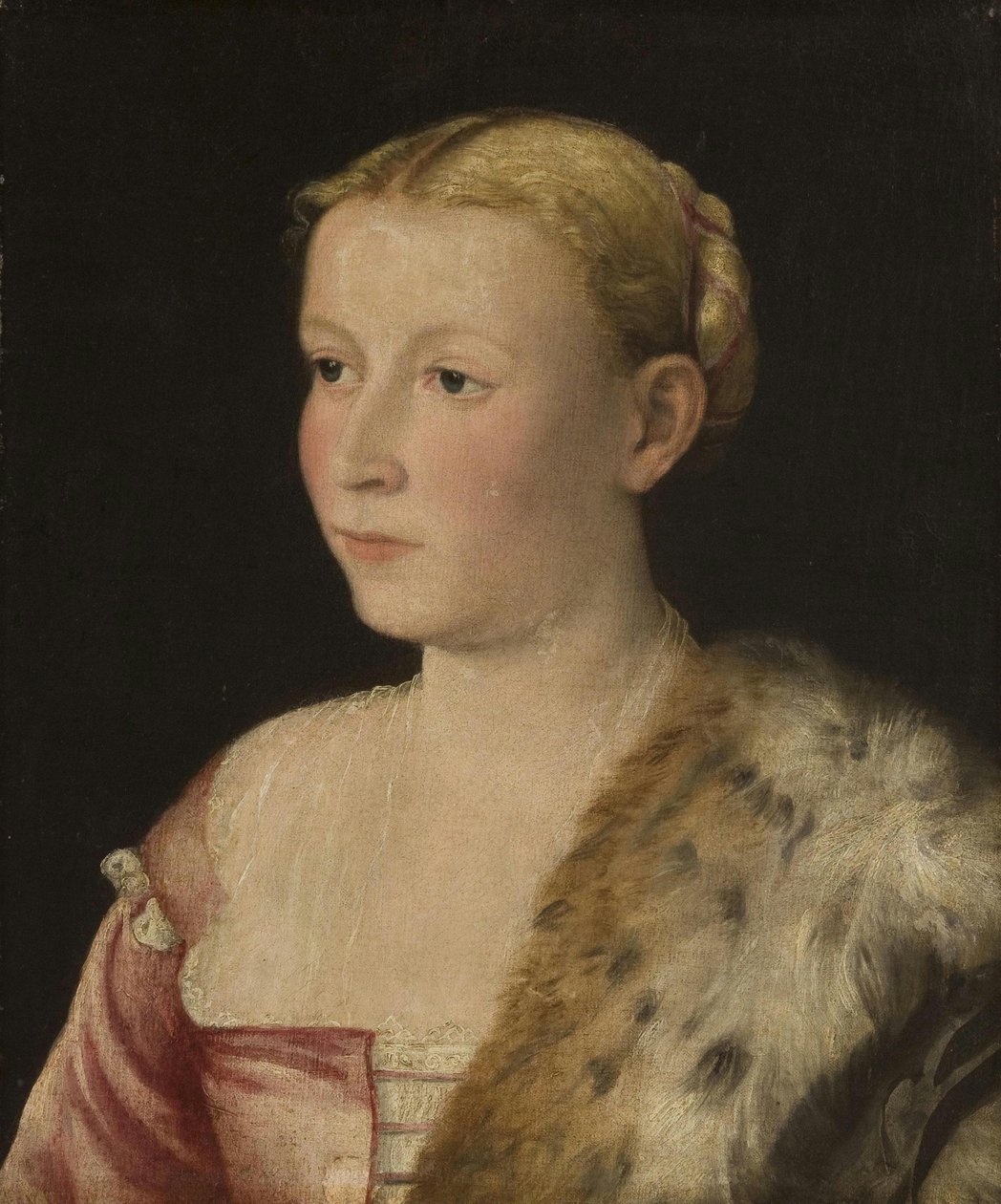 Ativo Veneza, Italiano - Retrato de uma Senhora, c. 1550, Cat. 226 de Paolo Veronese