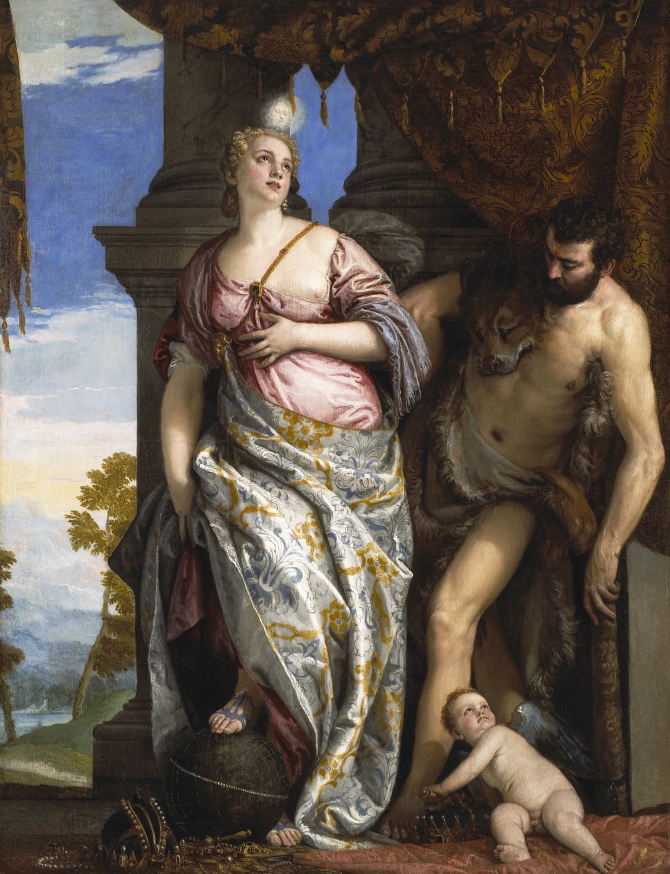 Alegoria de sabedoria e força de Paolo Veronese