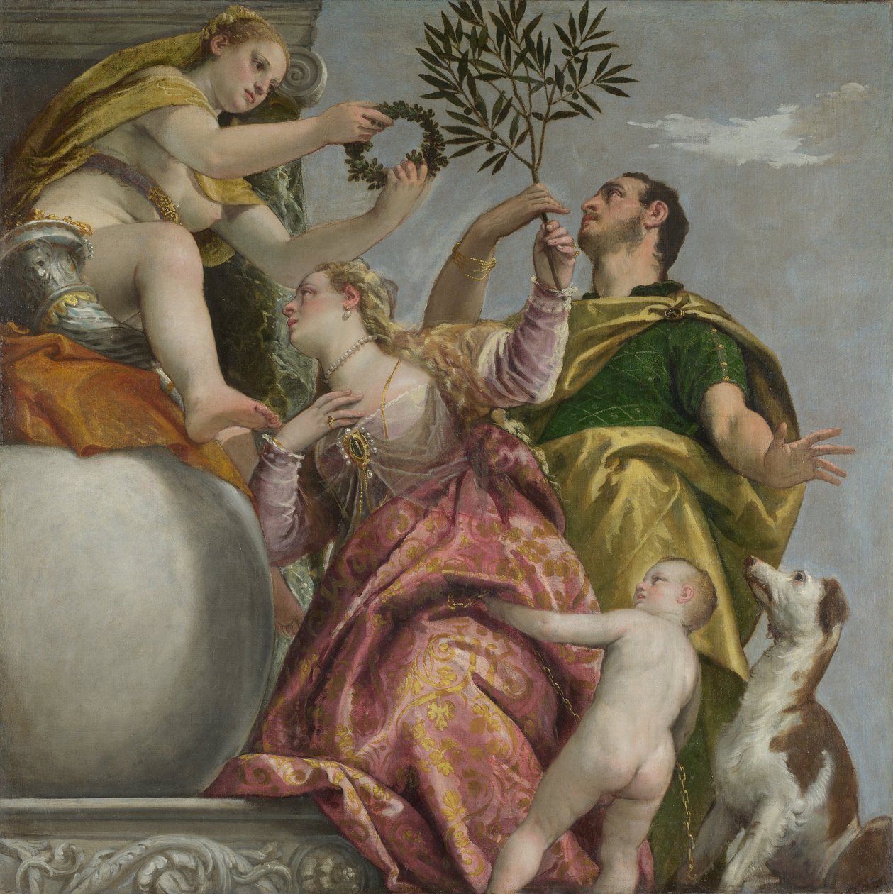 União feliz de: Four Allegories of Love, ca. 1575 de Paolo Veronese