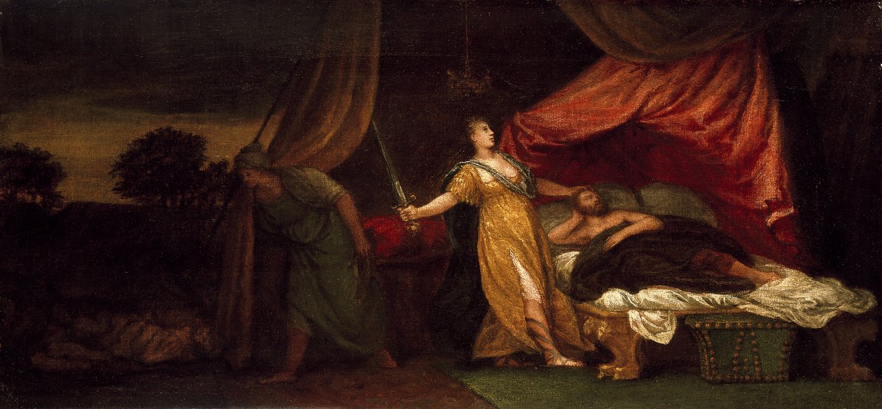 Judith prestes a matar Holofernes de Paolo Veronese