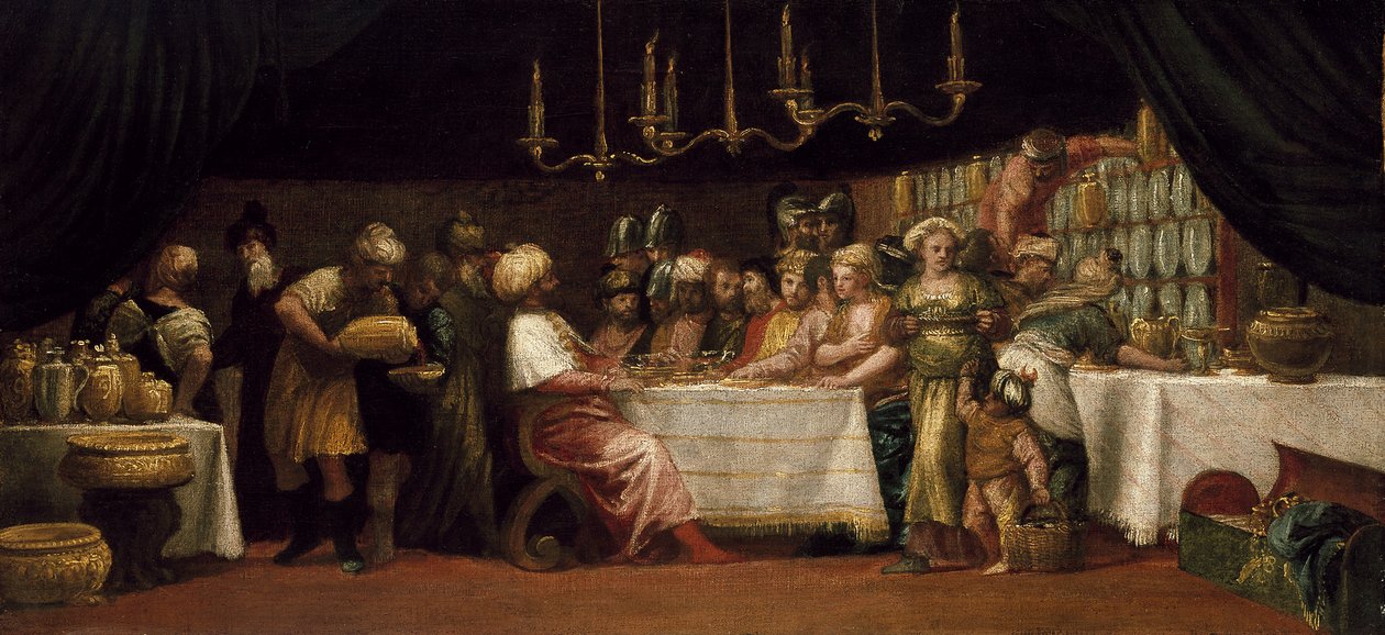 Judith festejado por Holofernes de Paolo Veronese