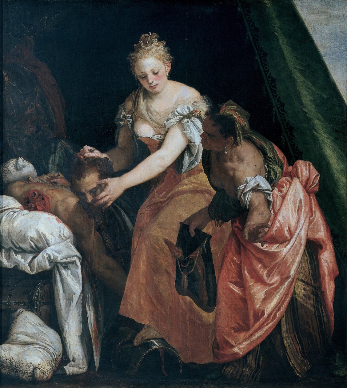 Judith com o chefe da Holofernes, c. 1580 de Paolo Veronese