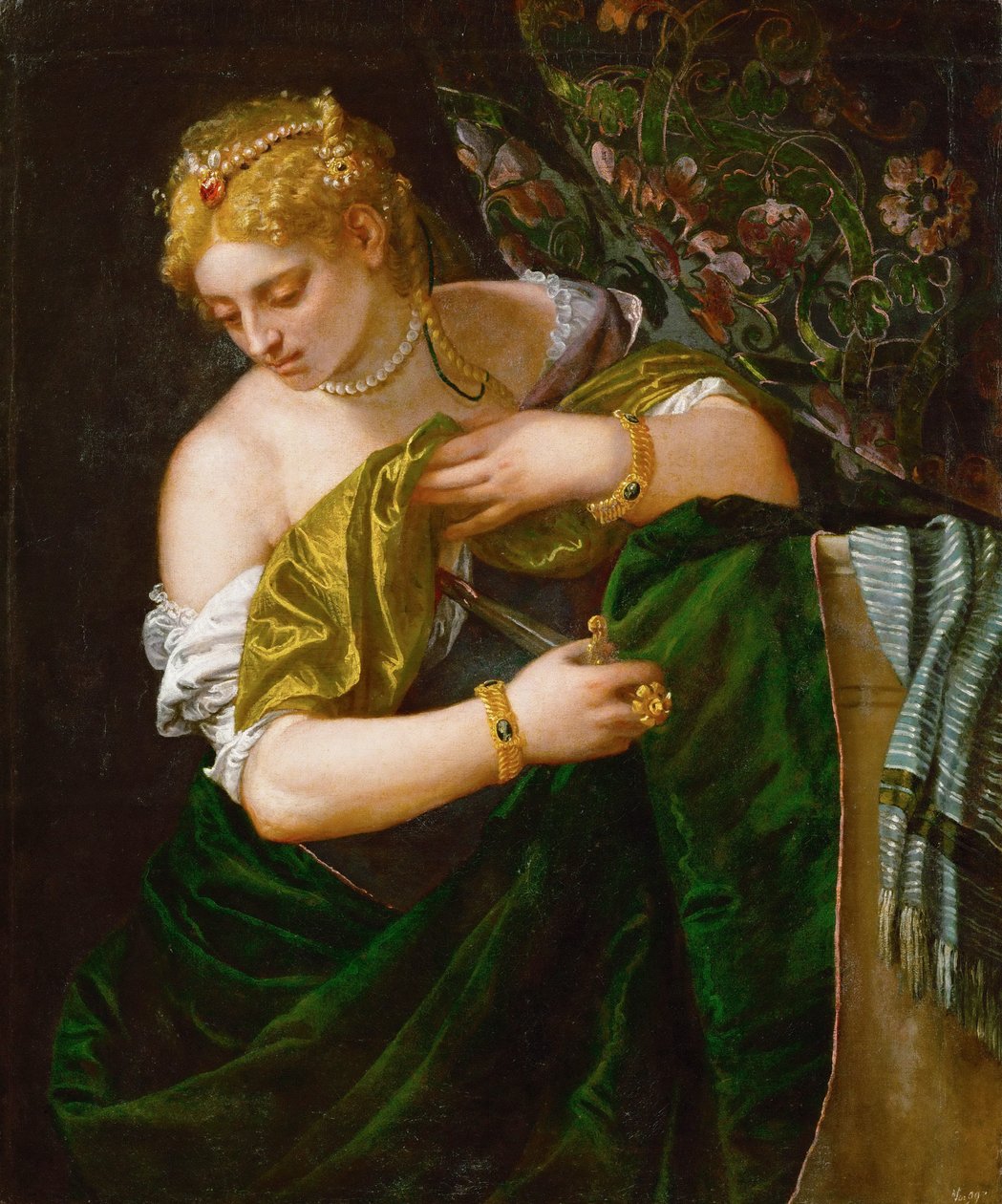 Lucretia, ca 1583 de Paolo Veronese