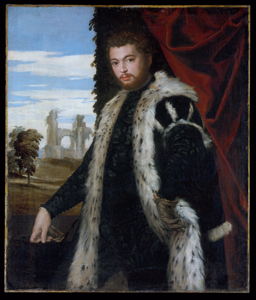 Retrato de um homem de Paolo Veronese