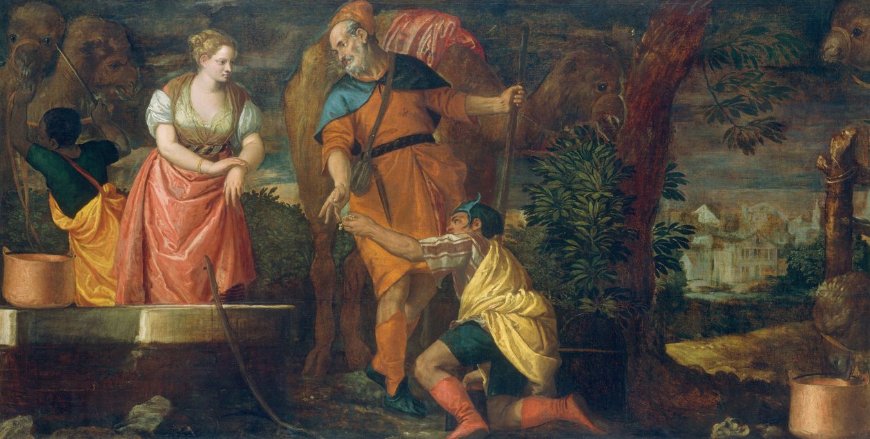 Rebeca no Poço, c. 15821588 de Paolo Veronese