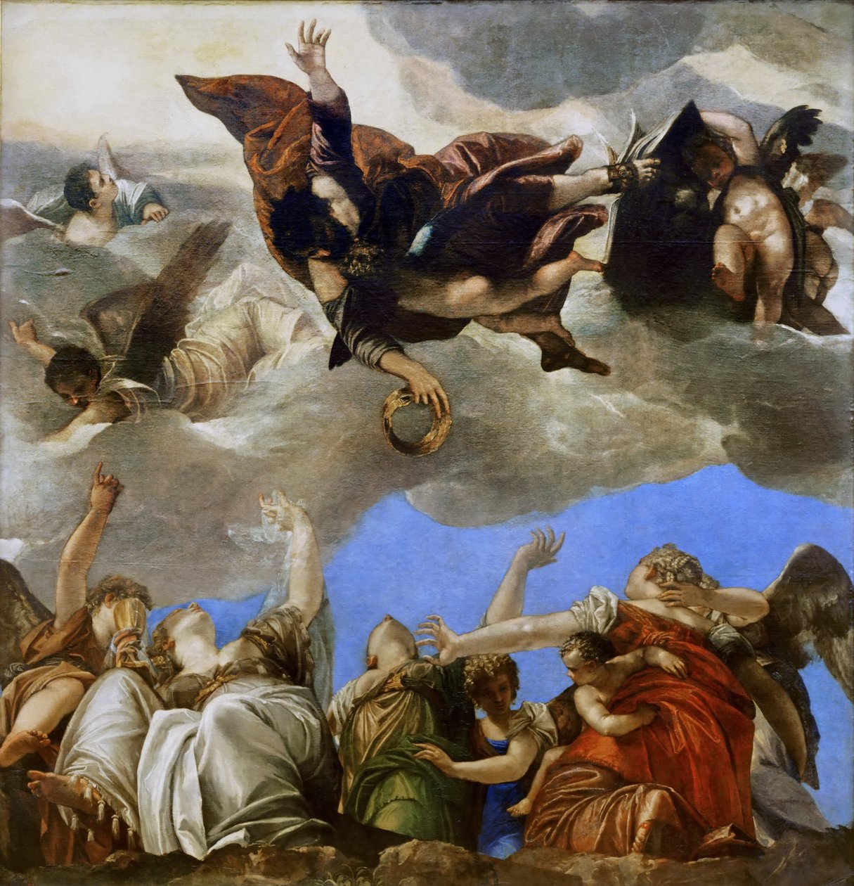 São Marcos recompensando as virtudes teológicas de Paolo Veronese