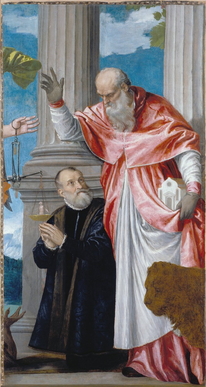 São Jerónimo e um doador de Paolo Veronese