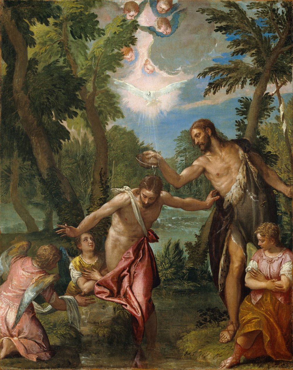 O Batismo de Cristo de Paolo Veronese