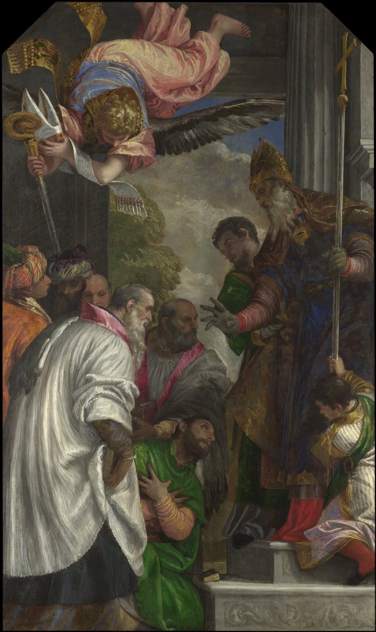 A Consagração de São Nicolau, 1562 de Paolo Veronese