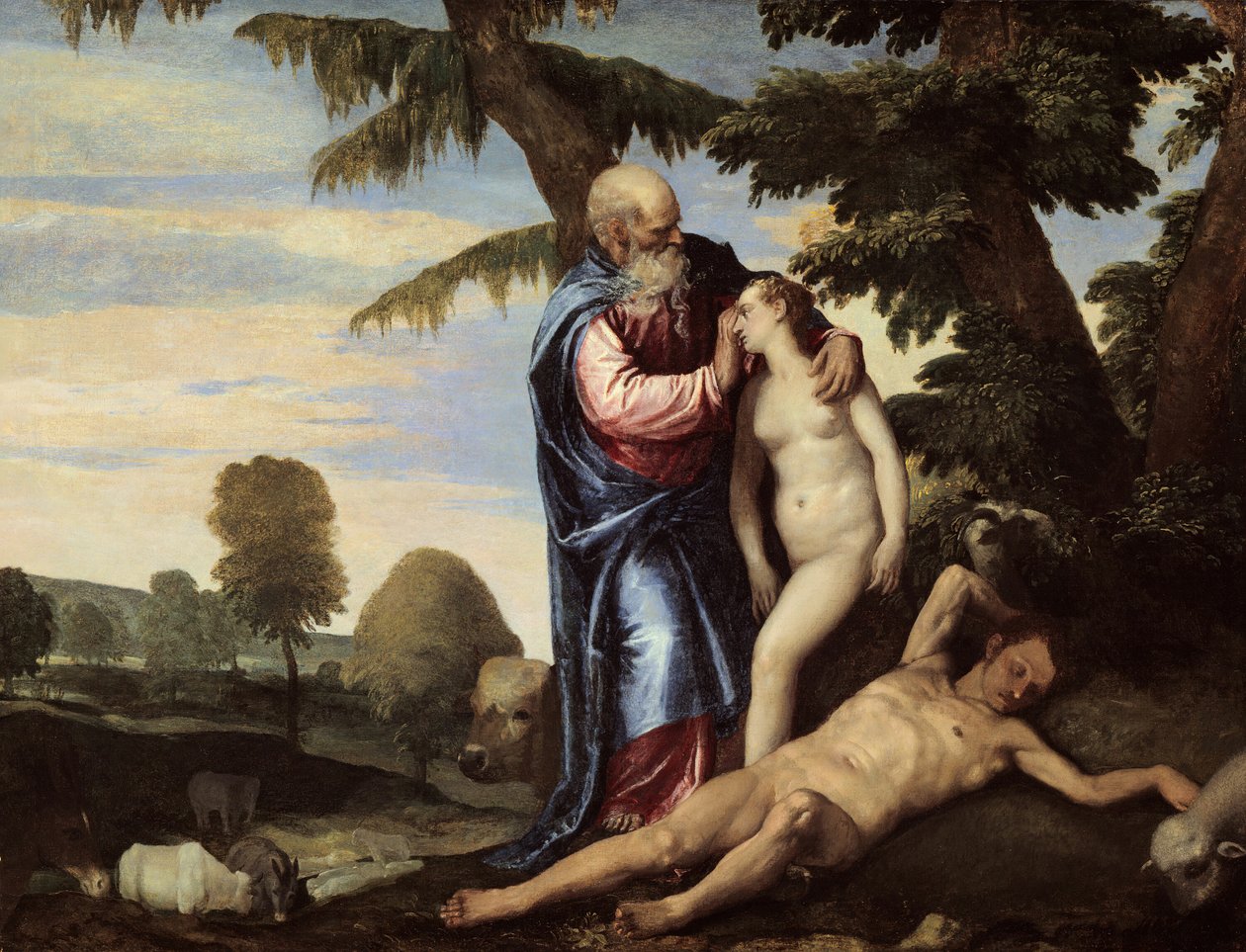 A Criação de Eva, 157080. de Paolo Veronese