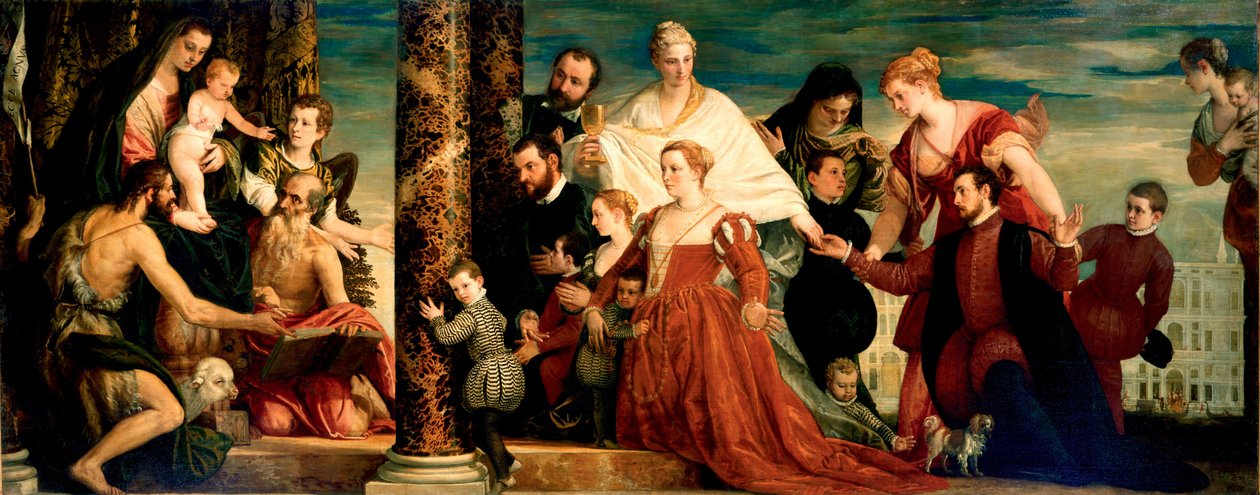 Madonna da família Cuccina, ca 1571-1572 de Paolo Veronese