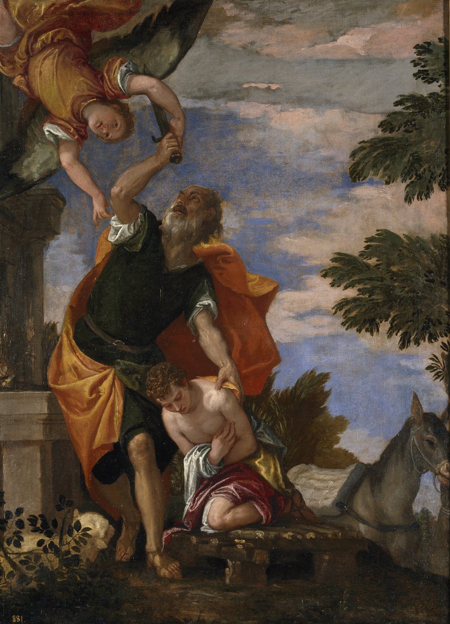 O sacrifício de Isaac de Paolo Veronese