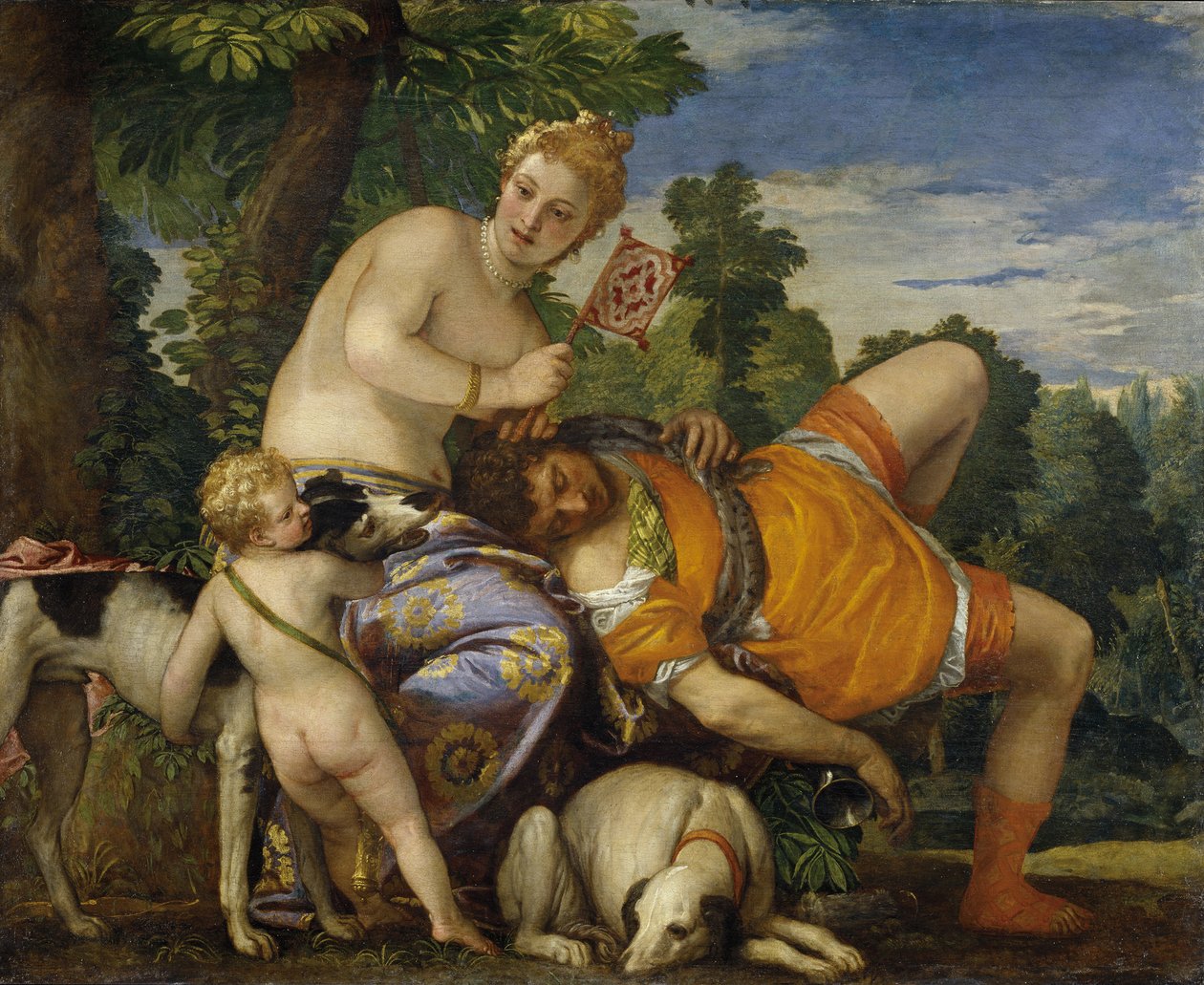 Vênus e Adônis de Paolo Veronese