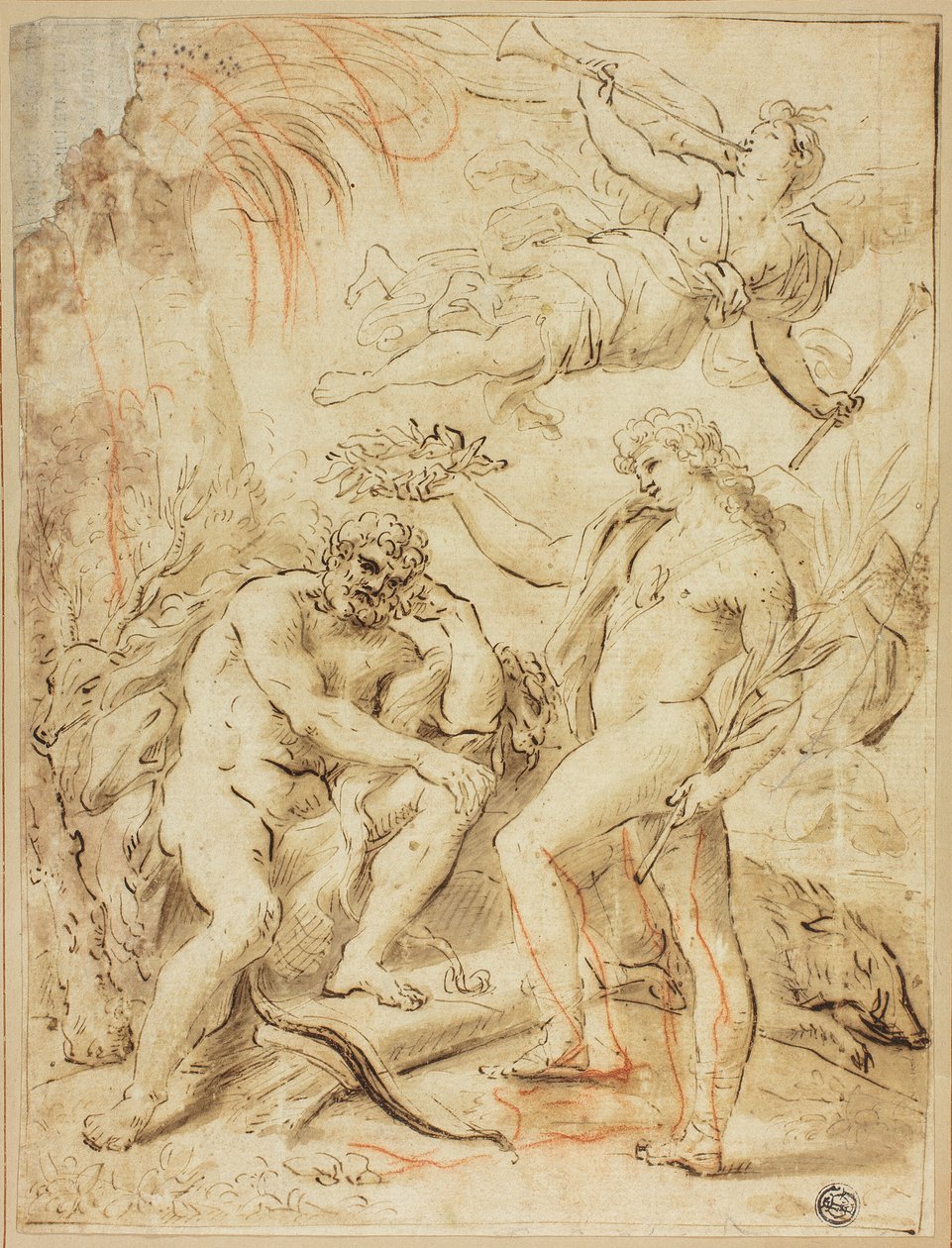 Coroação de Hércules de Paolo de Matteis
