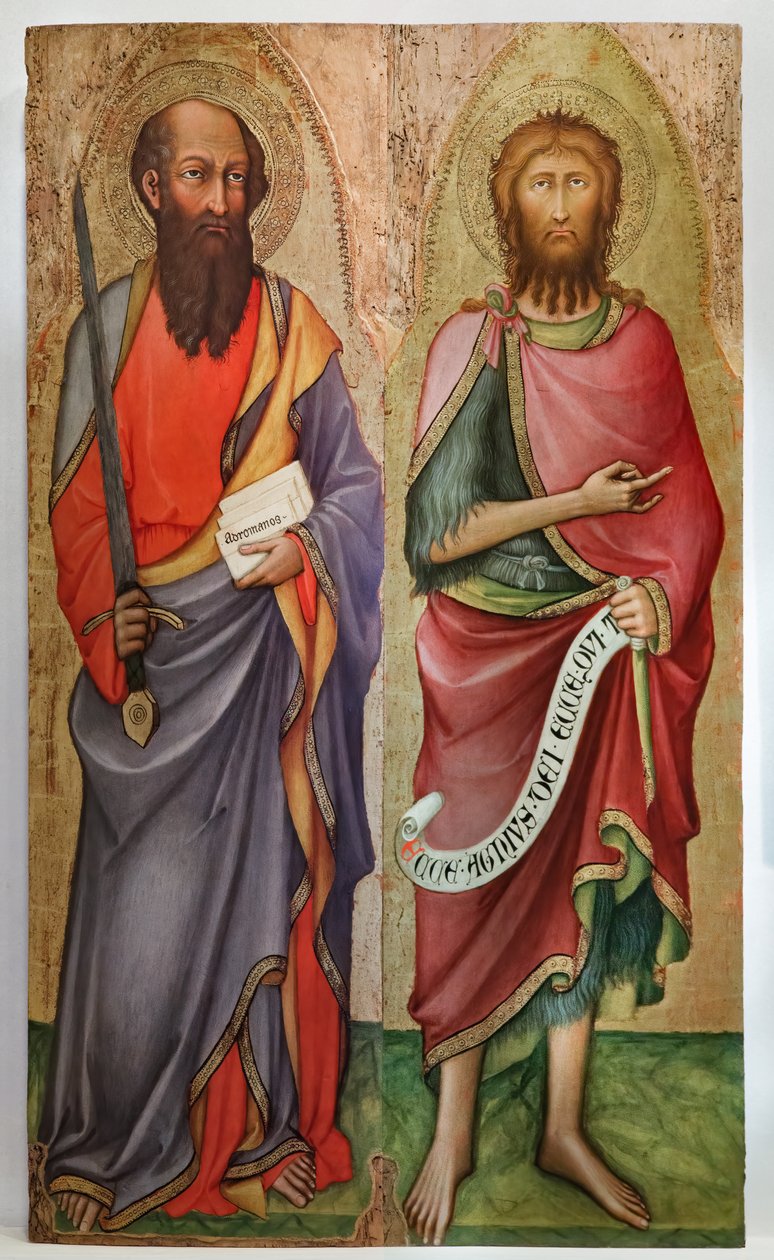 S. Paulo e S. João Batista (pintura) de Paolo di Giovanni Fei