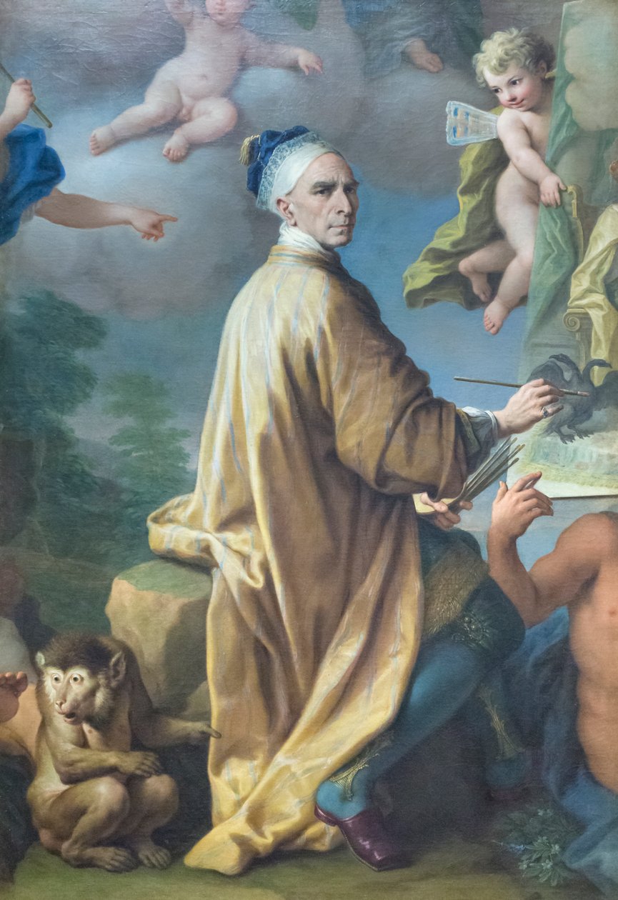 Auto-retrato, post 1714, Paolo de Matteis (óleo sobre tela) de Paolo di Matteis