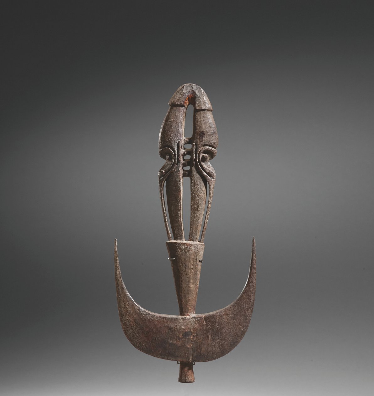 Gancho de suspensão (Samban), Iatmul, Middle Sepik, Papua, Nova Guiné (madeira) de Papua New Guinean