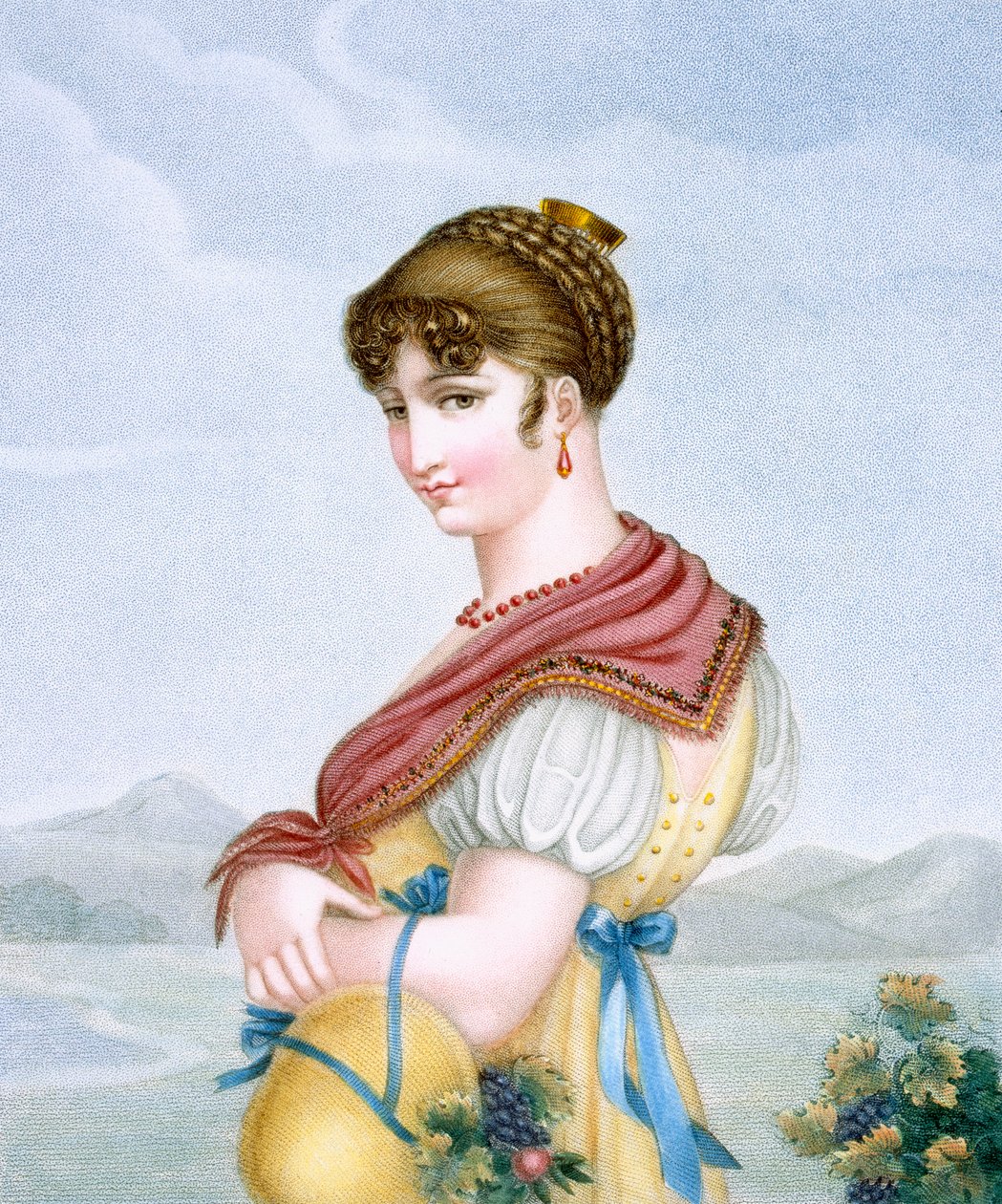 O devaneio, gravado por Augrand, c.1816 de Parfait Augrand