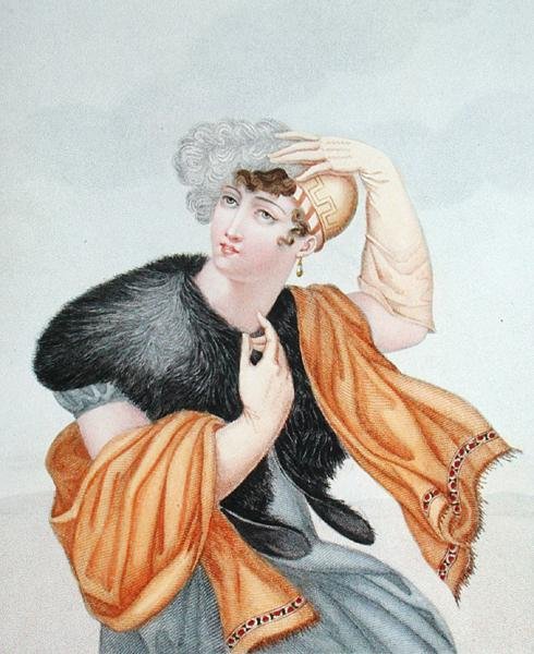 Precaução, início do século XIX (cor litho) de Parfait Augrand