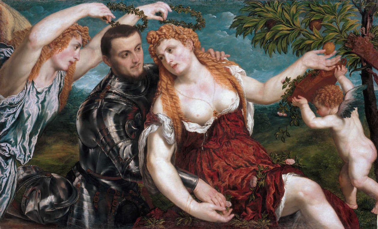 Alegoria com os amantes de Paris Bordone