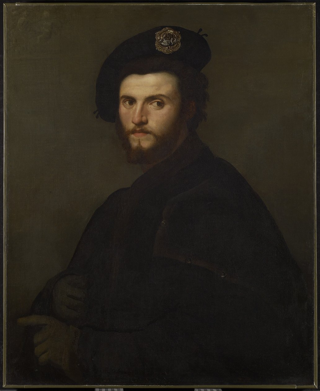Retrato de um homem, c.1525 de Paris Bordone