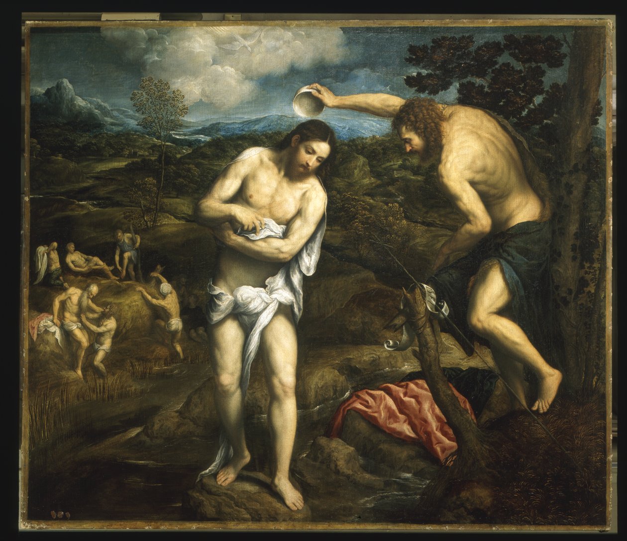 Batismo de Cristo de Paris Bordone