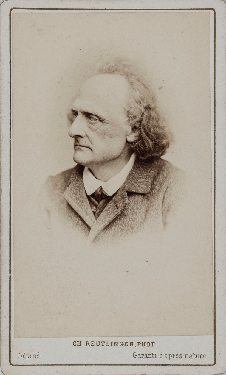 Retrato do pianista e compositor Henry Liitolff 1818-1891 . de Paris . Photo studio Reutlinger